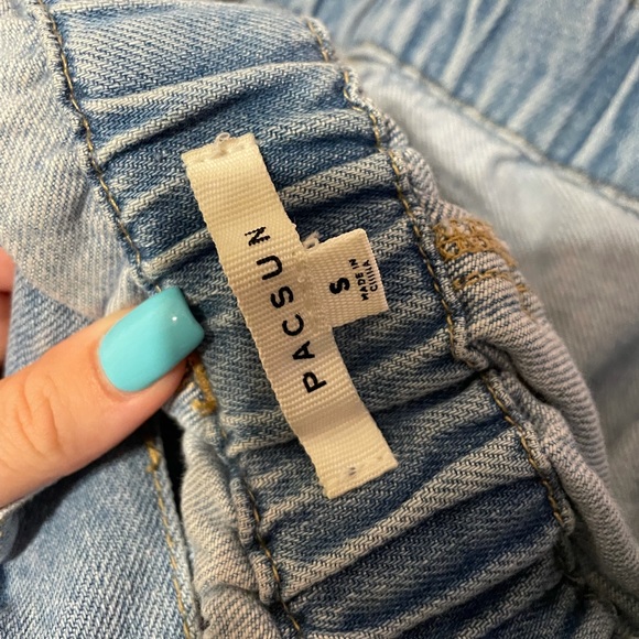 PacSun Paperbag Shorts - Picture 2 of 3